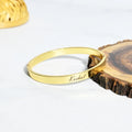 Personalized Men's Gold Finish Kada