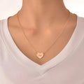 personalized heart pendant for her