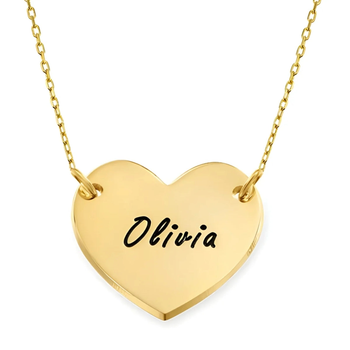 personalized heart pendant for her