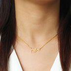 personalized Arabic name pendant