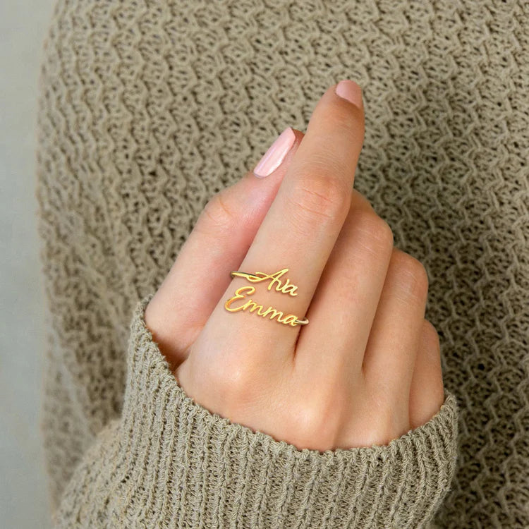 personalised rings, initial rings, name rings, name ring, gold initial ring, personalized rings for women, rings for women, silver ring for women, custom name ring, custom rings for women, rose gold rings for women, minimalist rings