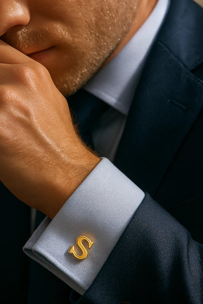 Personalised Initial Letter Cufflinks
