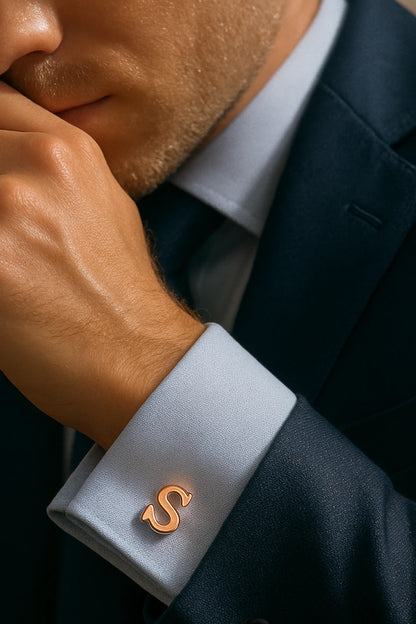 Personalised Initial Letter Cufflinks