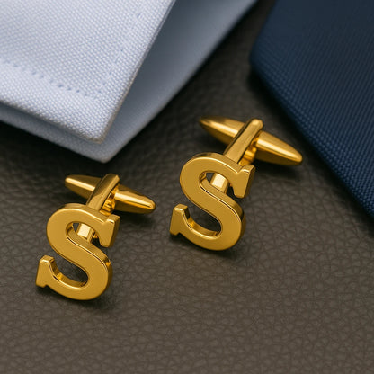 Personalised Initial Letter Cufflinks