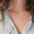 22K plated signature name necklace