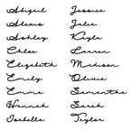 22K plated signature name necklace gold jewellery