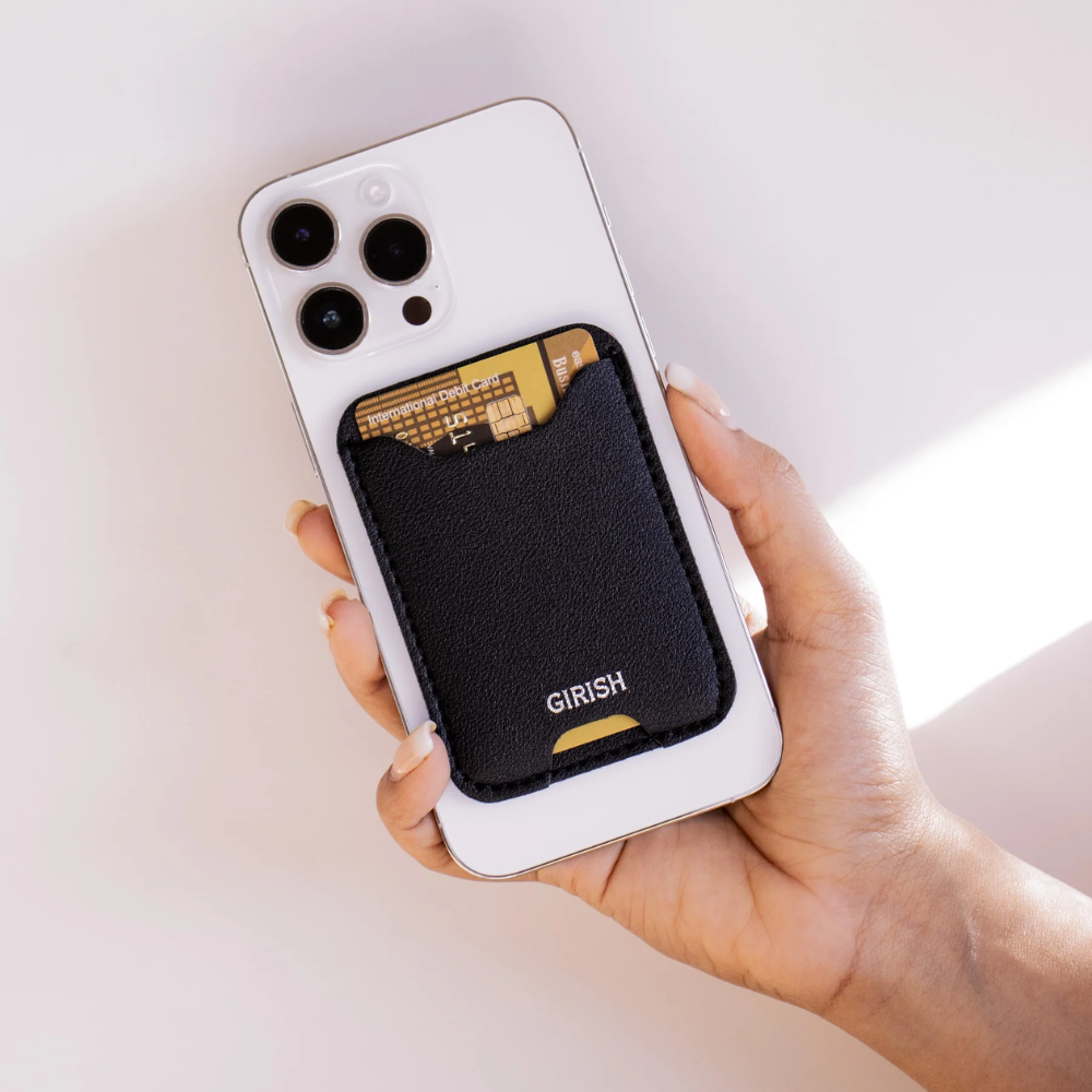 Chipku Card and Money Holder for Mobile Black