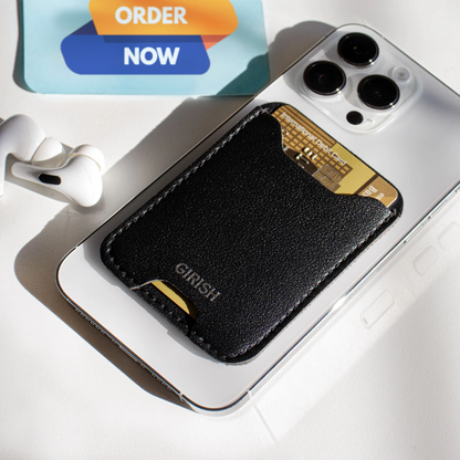 Chipku Card and Money Holder for Mobile Black