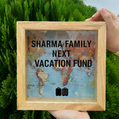 MOSKAI | Personalised Wooden Money Saving Box