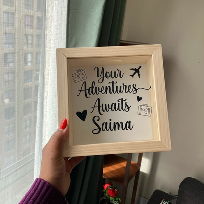 MOSKAI | Personalised Wooden Money Saving Box