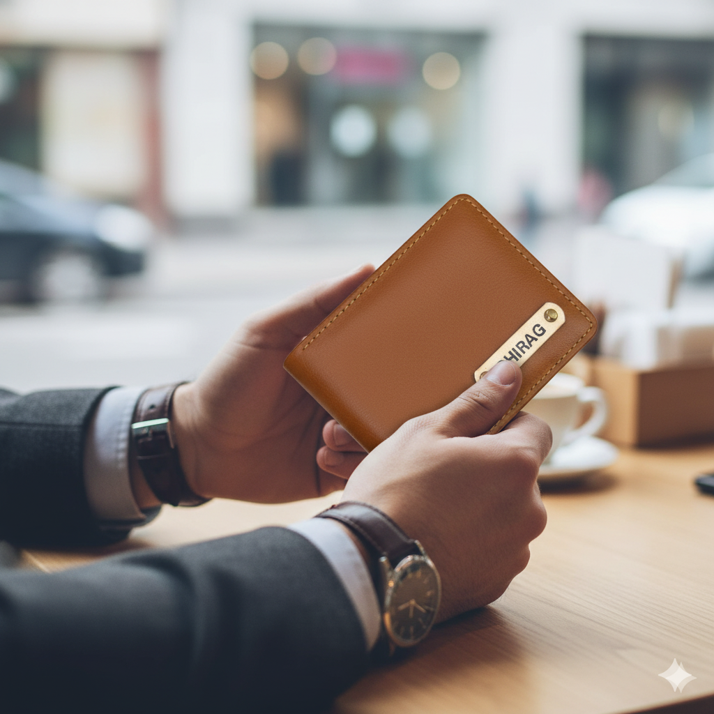 Gents Wallet Tan Brown | Premium Leather Finish
