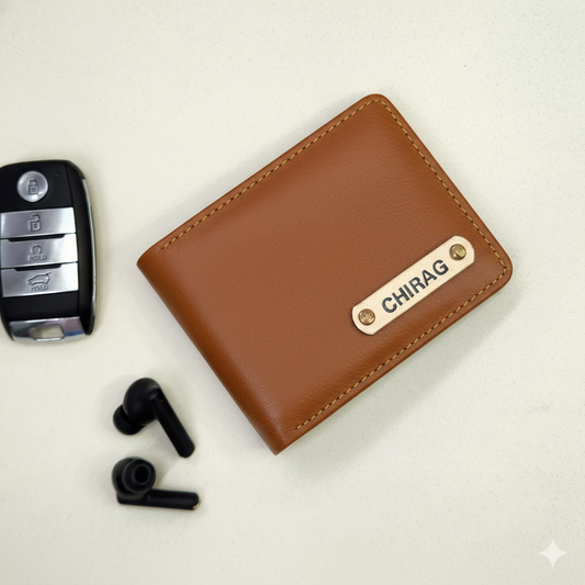 Gents Wallet Tan Brown | Premium Leather Finish