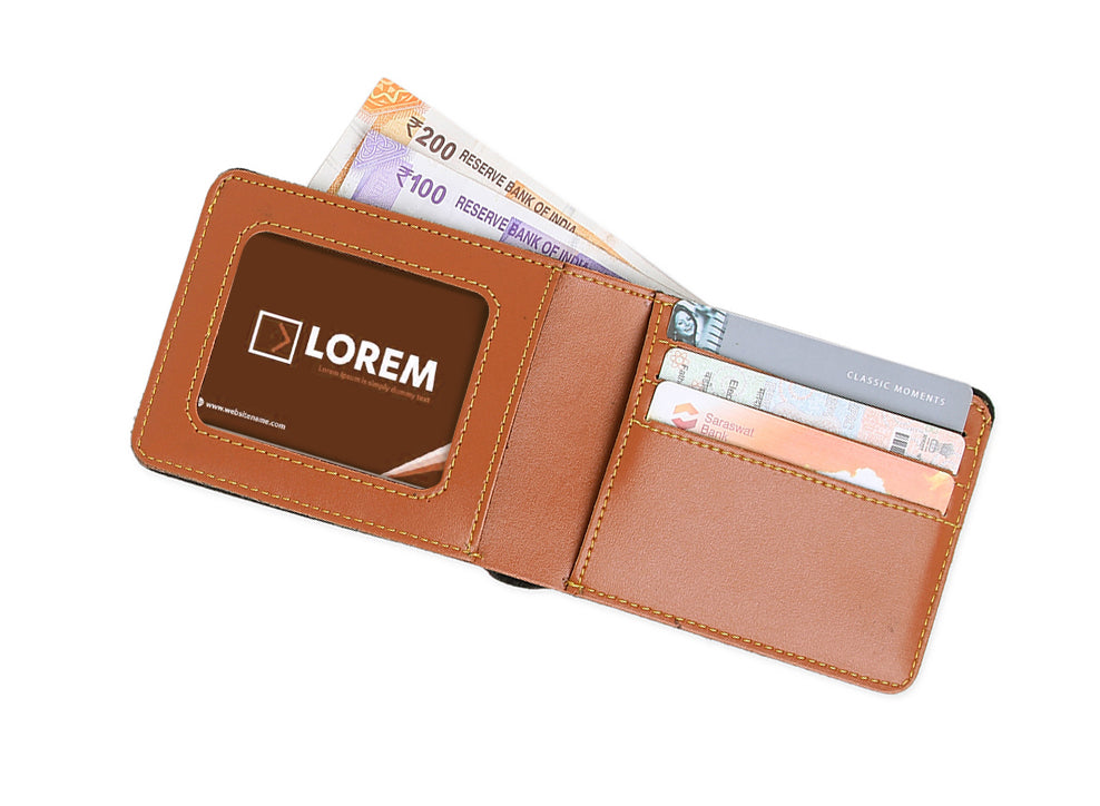 Gents Wallet Tan Brown | Premium Leather Finish