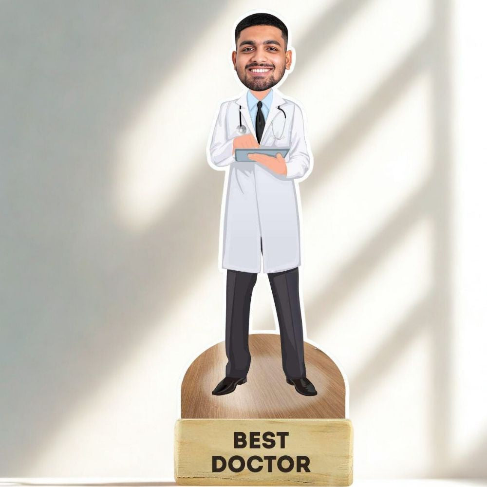 Custom Dental Doctor Caricature Gift | Clinic Decor – Moskai
