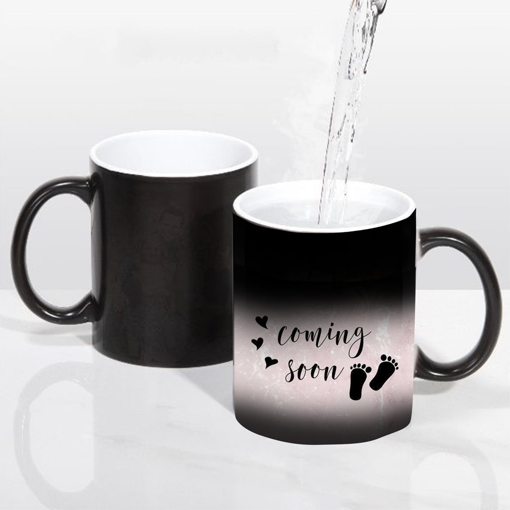 Moskai Personalised New Born Baby Theme Magic Mug – Coming Soon Design