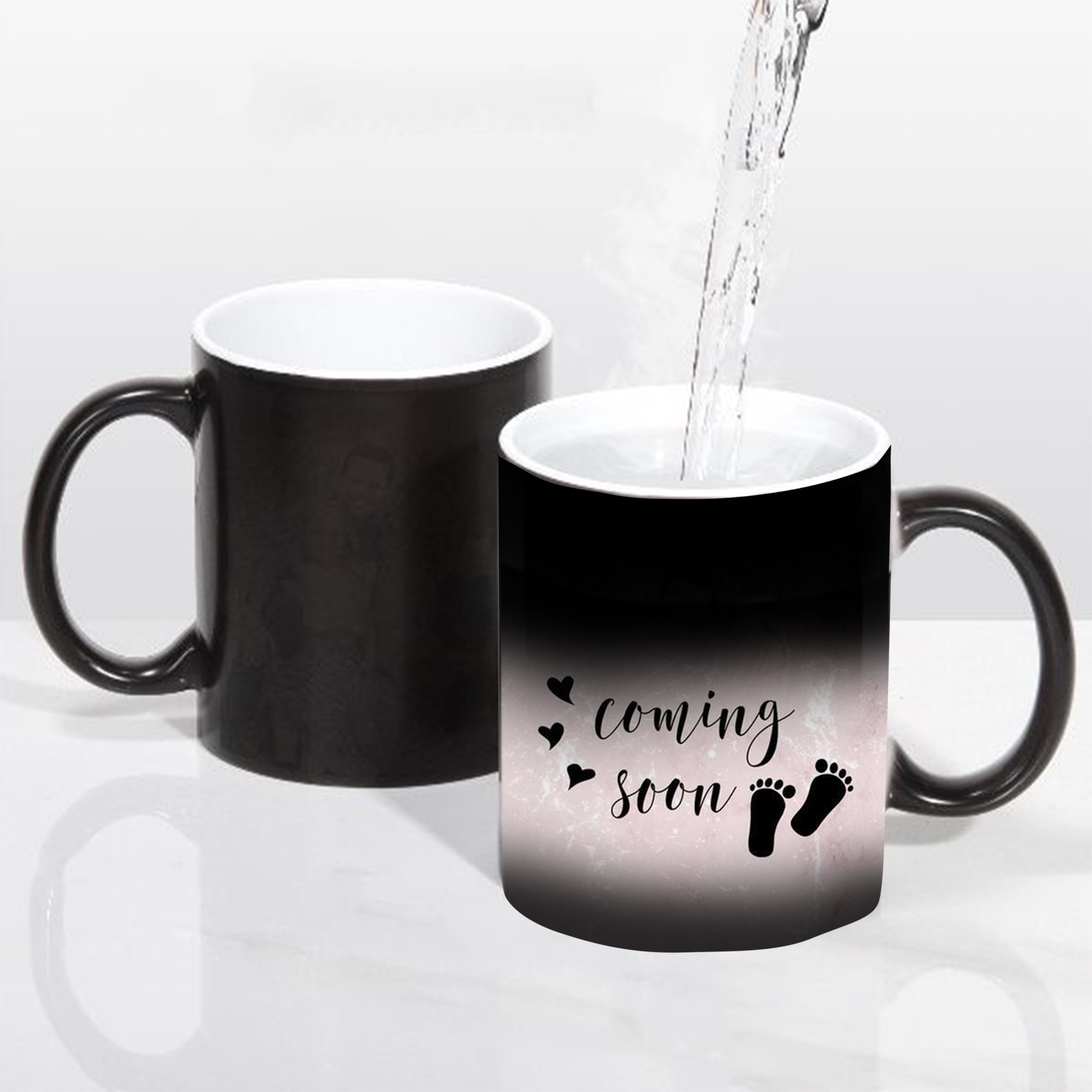Moskai Personalised New Born Baby Theme Magic Mug – Coming Soon Design