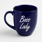 Moskai Personalised Boss Lady Blue Mug – Custom Name Coffee Mug