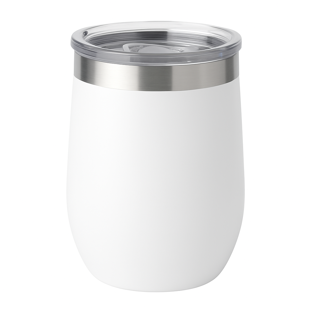Moskai Personalised White Tumbler for Her – Custom Name Insulated Coffee Tumbler
