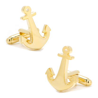 Moskai Anchor Cufflinks | Nautical Theme Luxury Cufflinks for Men