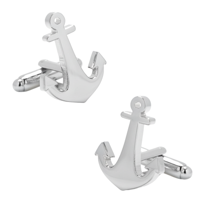 Moskai Anchor Cufflinks | Nautical Theme Luxury Cufflinks for Men