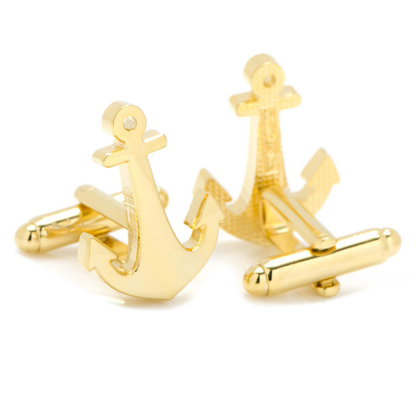 Moskai Anchor Cufflinks | Nautical Theme Luxury Cufflinks for Men