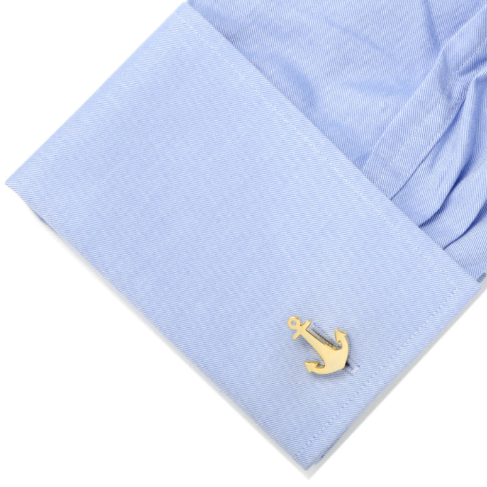 Moskai Anchor Cufflinks | Nautical Theme Luxury Cufflinks for Men