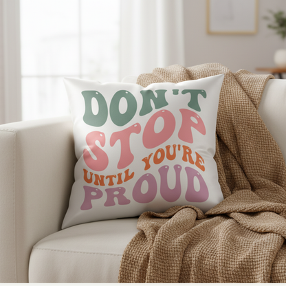 MOSKAI | Personalized Boss Lady Name Cushion | Custom Name Pillow