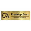 Professional Personalized Metal Nameplate for Chartered Accountants - Premium Office Door Sign 3 x 12 Inches
