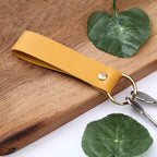 MOSKAI Personalised PU Leather Keyring
