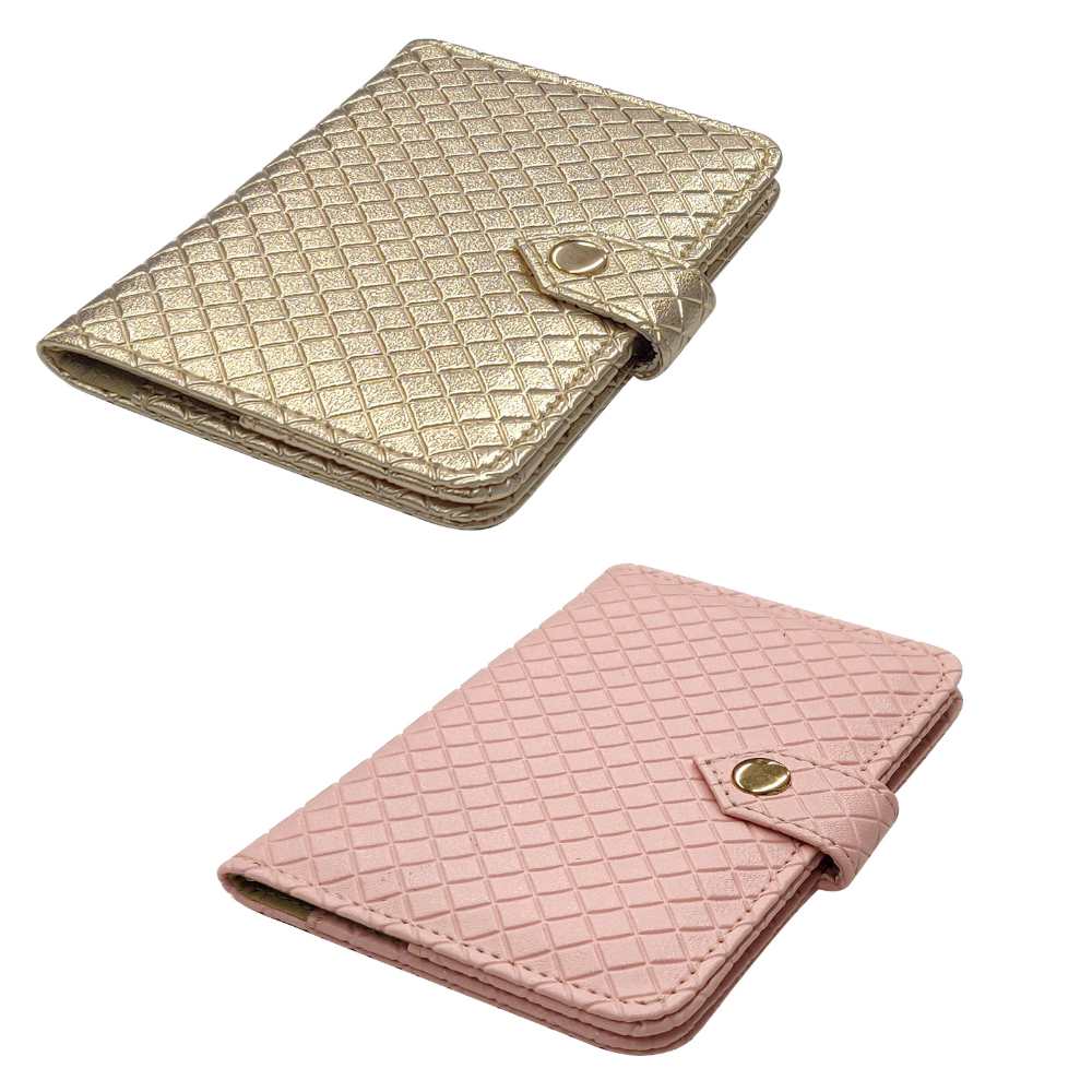 MOSKAI Personalised Passport Cover With Checks Texture