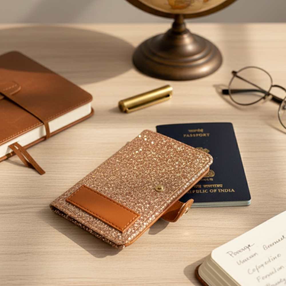 MOSKAI Shiny Passport Cover | Glossy Passport Holder