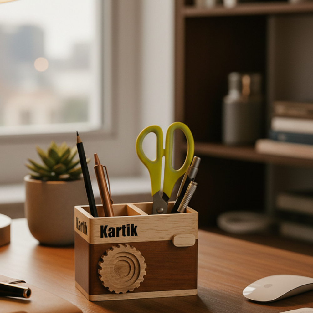 personalised wooden desk organiser custom wooden desk organiser for office