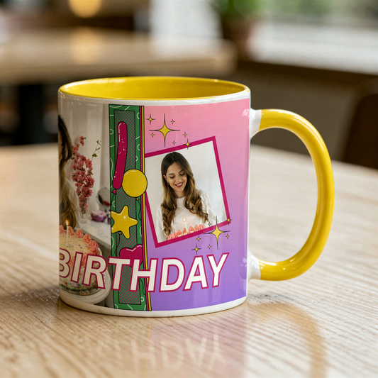 Happy Birthday Ceramic Mug | Birthday Gift for Him & Her by Moskai
