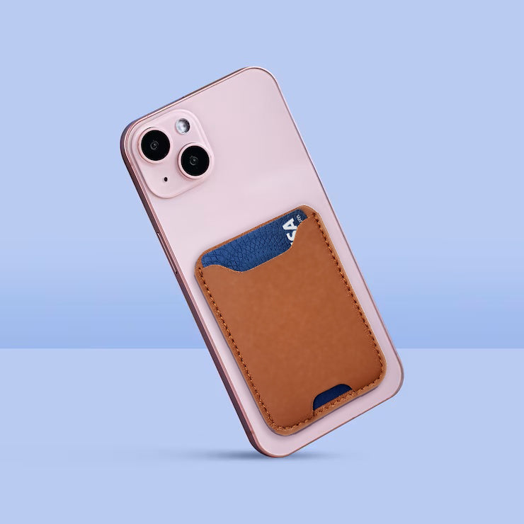 Tan Chipku Card and Money Holder For Mobile