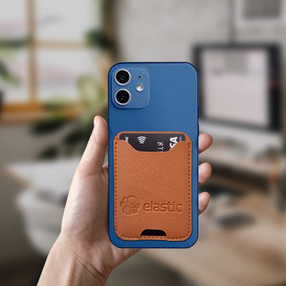 Tan Chipku Card and Money Holder For Mobile