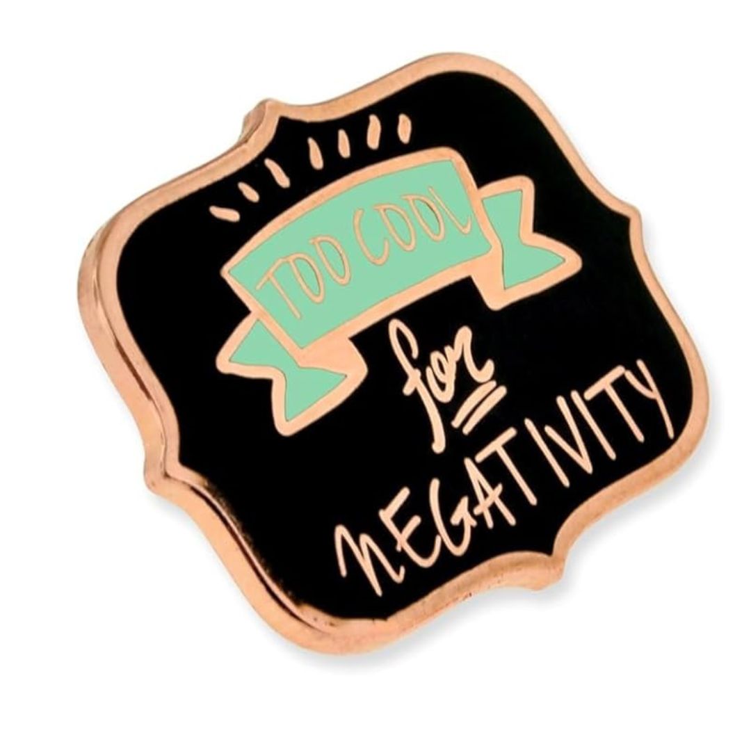 Positive Motivation Enamel Pin | Teen & Gen Z Quote Pin | Moskai Inspirational Collection