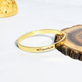 Moskai Personalised Gold Clip-On Bracelet for Women