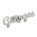 Personalized Name Cufflinks for Men - Custom Brass Shirt Cufflinks for Wedding & Business