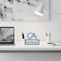 Moskai 3D Personalized (CA)Chartered Accountant Pen Stand – Custom Name Desk Organizer