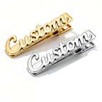 Personalised Name Tie Pin for Men Groom Wedding Tie Clip Gift