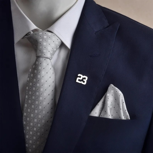 Moskai Custom Number Brooch – Personalized Numeric Lapel Pin for Birthday