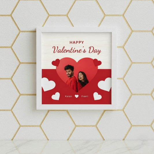 MOSKAI Personalised LED Photo Frame for Valentine’s Day