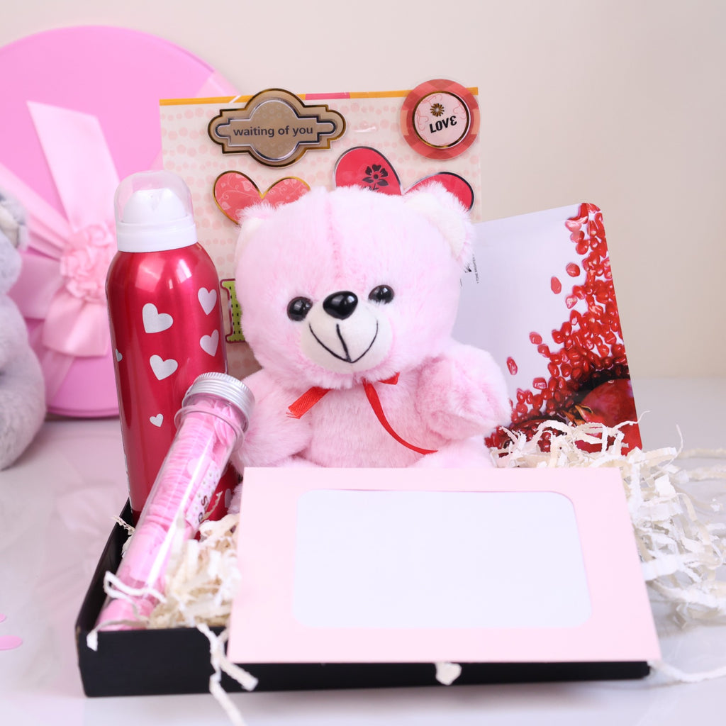 Women’s Self-Care & Grooming Gift Hamper | Blush Pink Valentine & Birthday Gift for Her