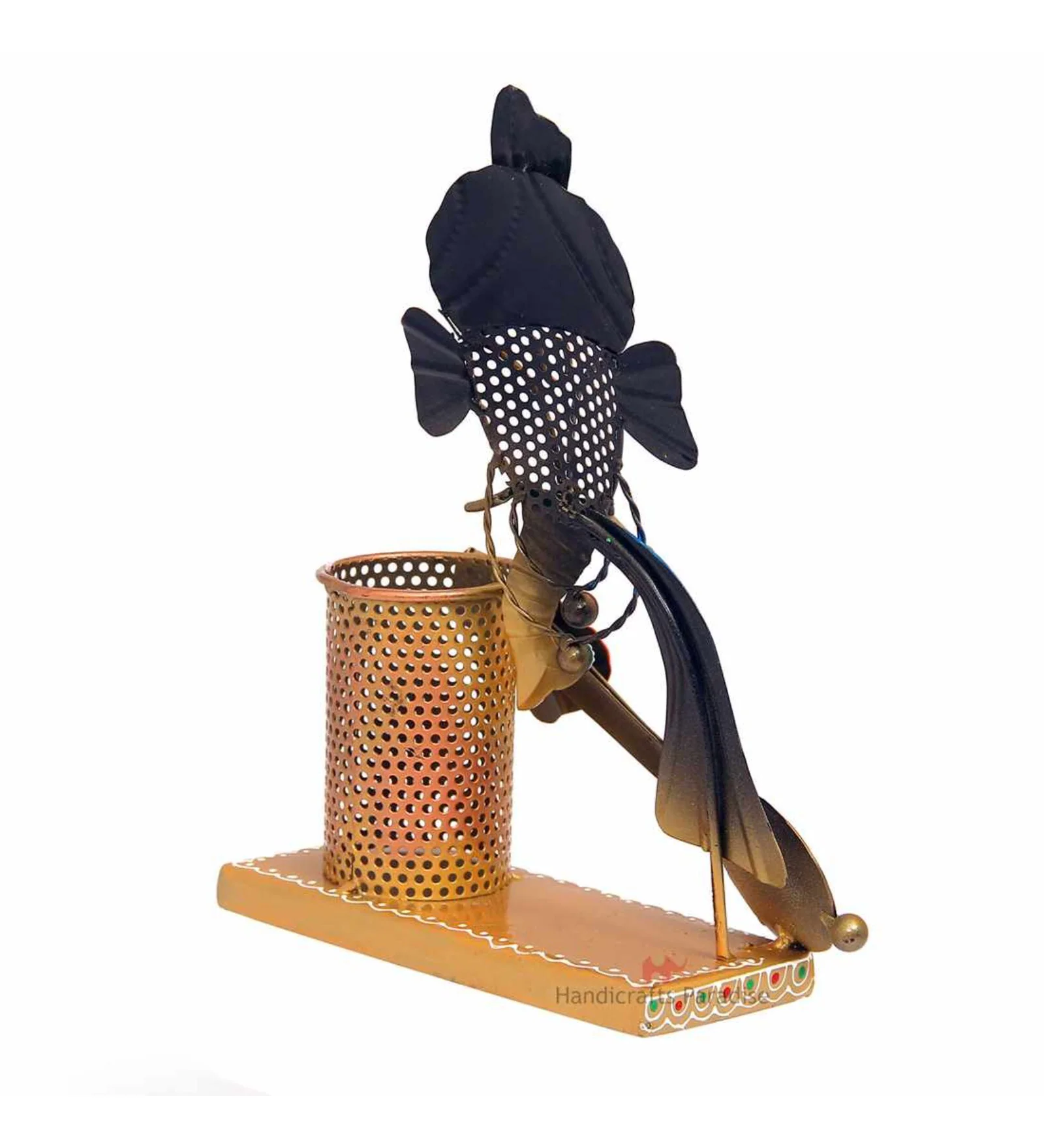 Mosaki Ganesha Pen Stand | Decorative Pen Holder Showpiece for Office