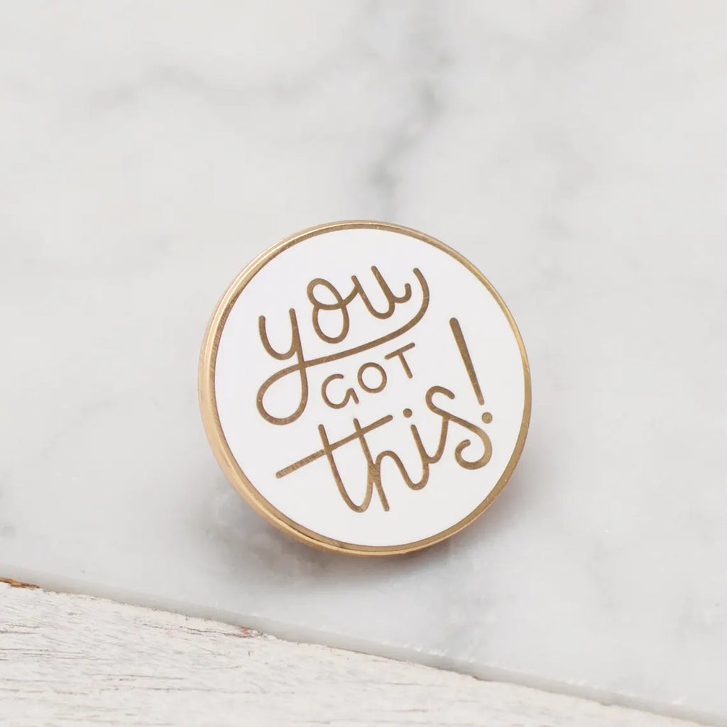 Moskai “You Got This” Hard Enamel Pin – Motivational Premium Lapel Badge