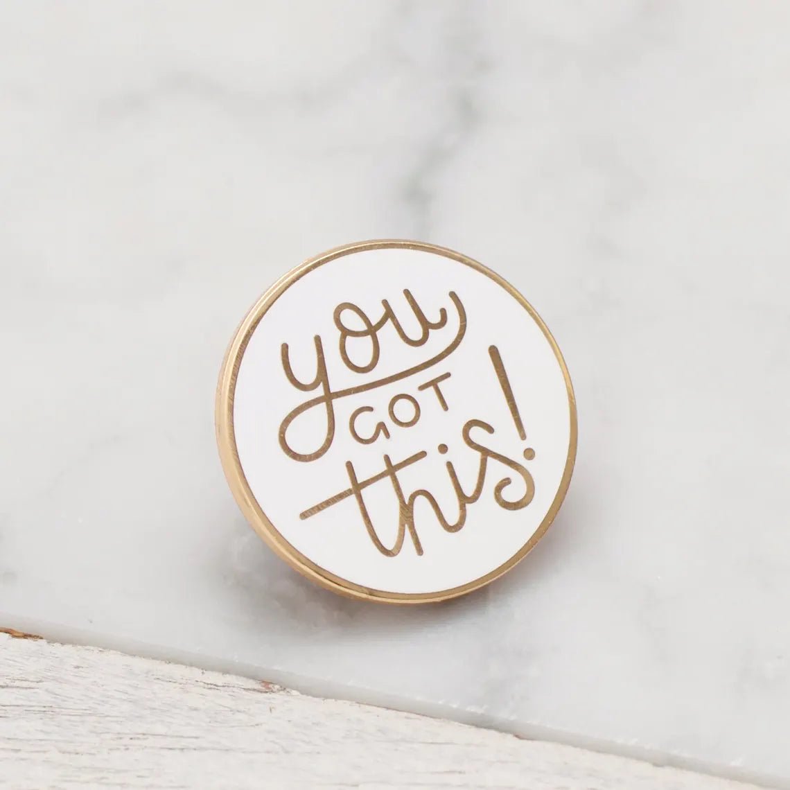 Moskai “You Got This” Hard Enamel Pin – Motivational Premium Lapel Badge