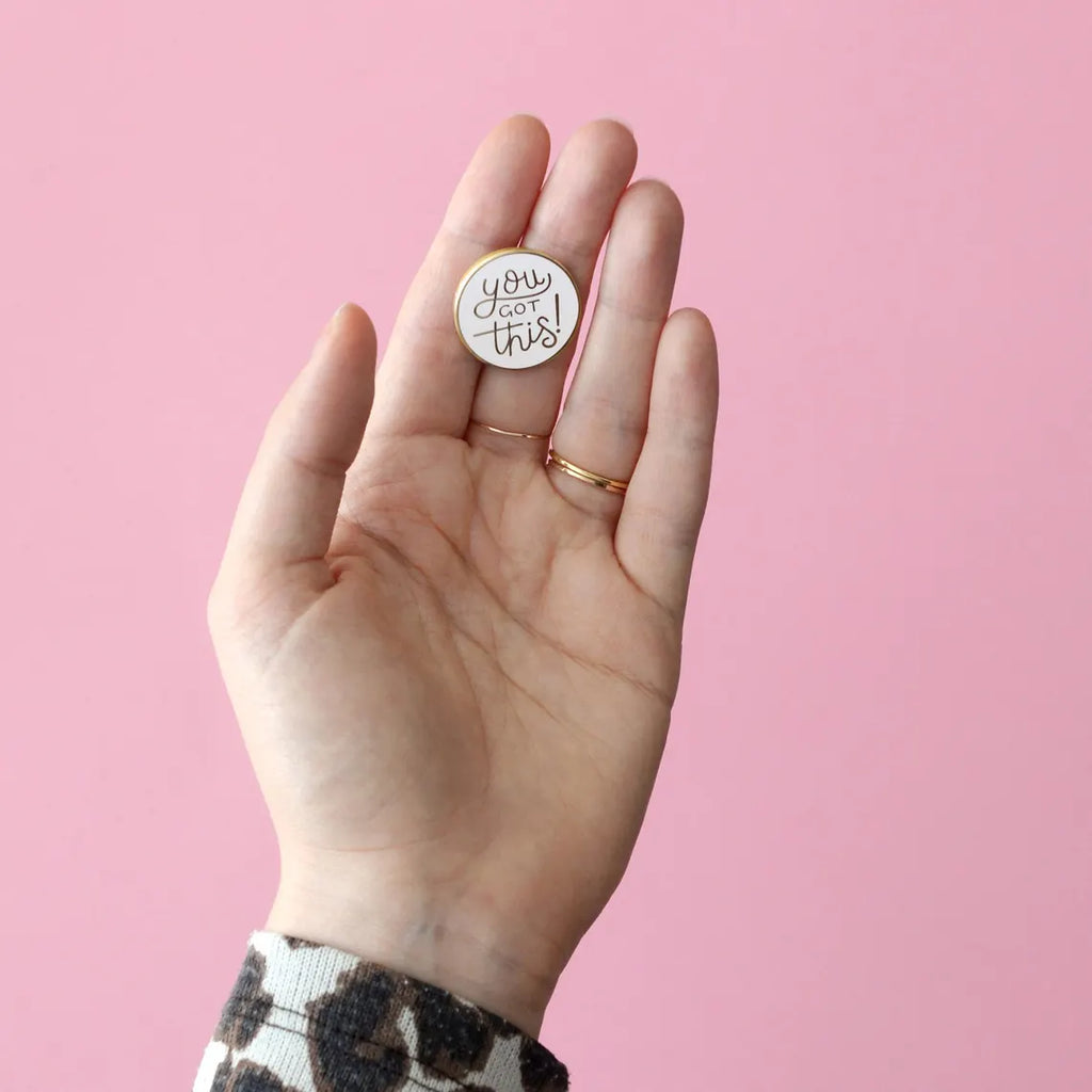 Moskai “You Got This” Hard Enamel Pin – Motivational Premium Lapel Badge