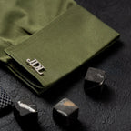 Personalized 3-Initial Monogram Cufflinks for Men – Custom Letter Cufflinks for Wedding & Groom Accessories
