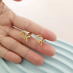 Handcrafted Initial Name Cufflinks for Men – Personalized Brass Monogram Jewelry for Groom