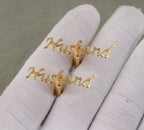 Custom Script Name Cufflinks for Men – Personalized Handcrafted Initial Monogram Jewelry Wedding & Groom Accessories